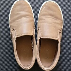 Tan Slip-On Sneakers